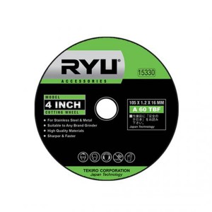 RYU CUTTING WHEEL DOUBLE LAYER 4 INCH 105 X 1,2 X 16 MM